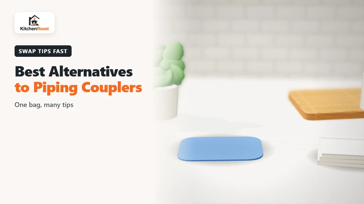 Best alternative to cake piping coupler in an American kitchen