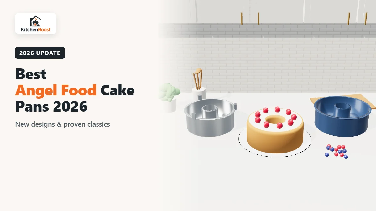Best angel food cake pan 2026 in an American kitchen