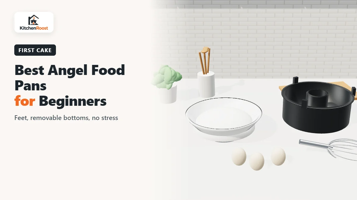 Best angel food cake pan for beginners in an American kitchen