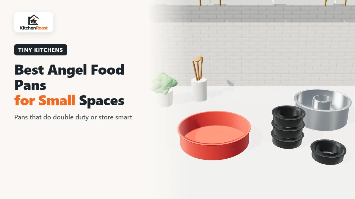 Best angel food cake pan for small spaces in an American kitchen