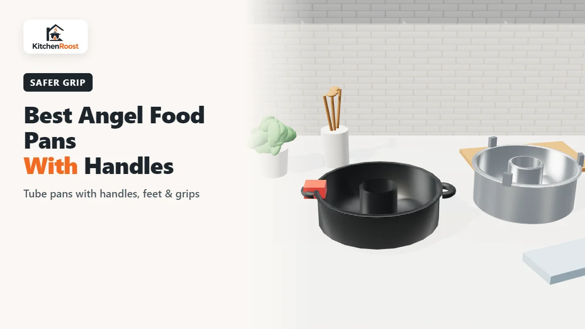 Best angel food cake pan handle in an American kitchen