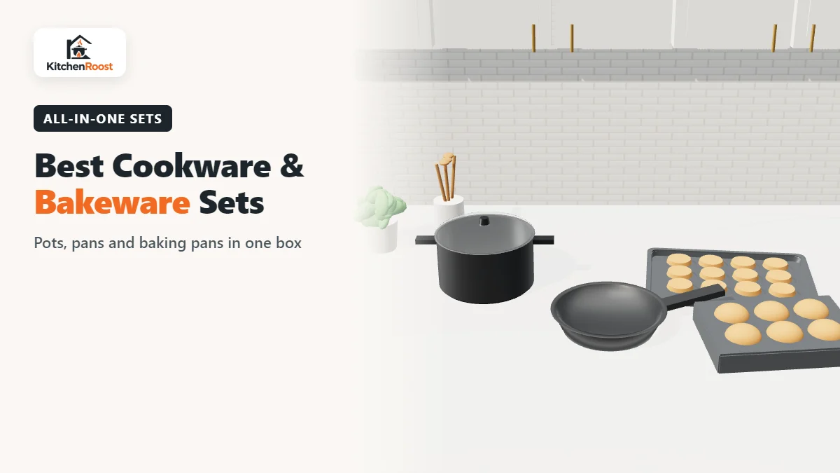 Best bakeware cookware set in an American kitchen