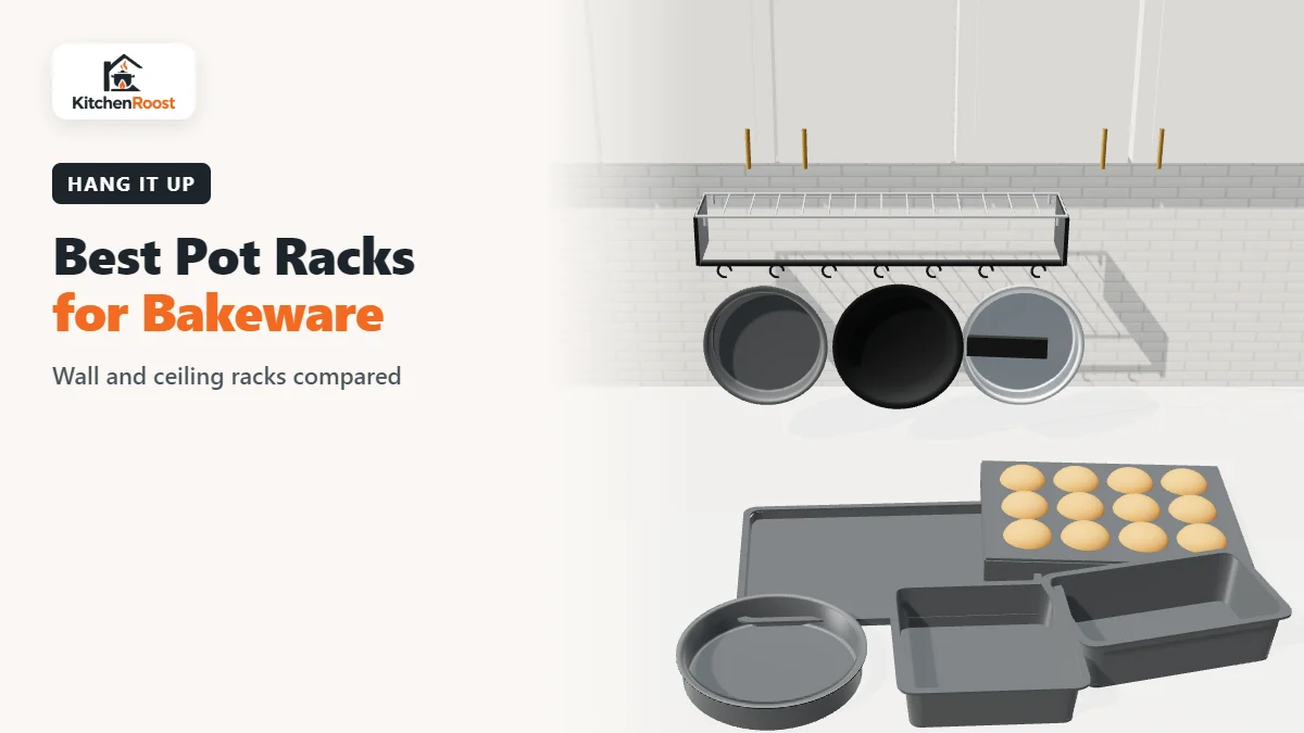 Best bakeware pot rack in an American kitchen