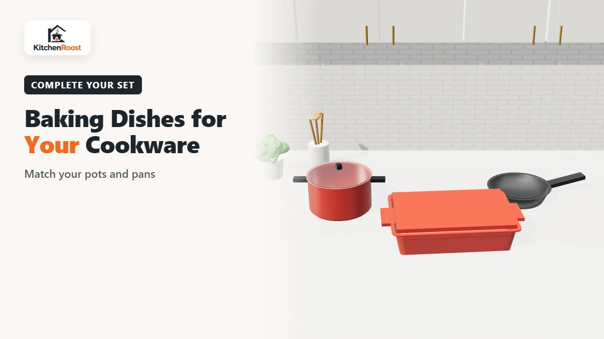 Best baking dish cookware set in an American kitchen