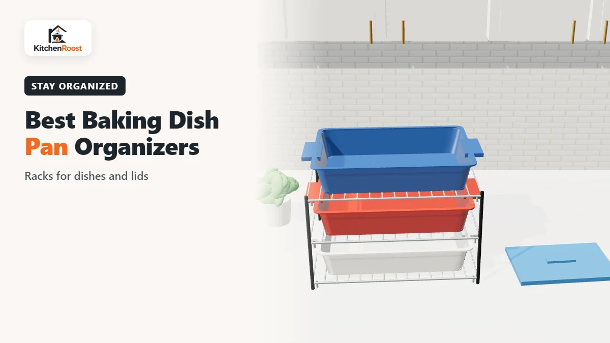 Best baking dish pan organizer in an American kitchen