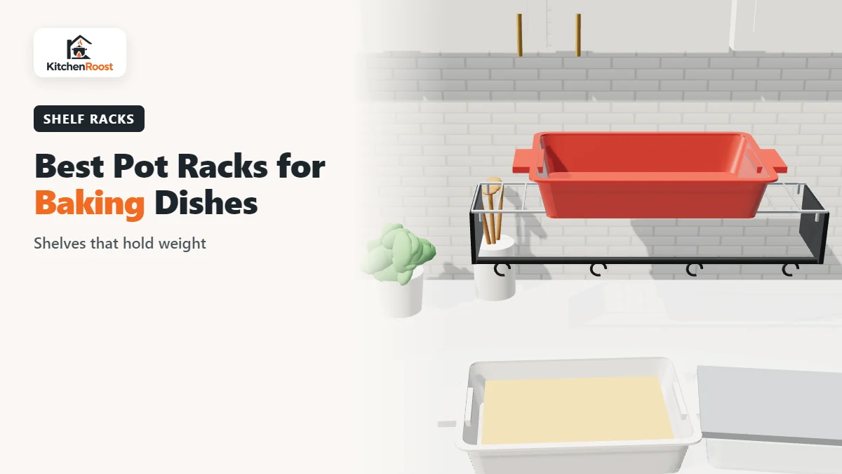 Best baking dish pot rack in an American kitchen