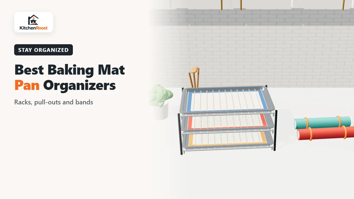 Best baking mat pan organizer in an American kitchen