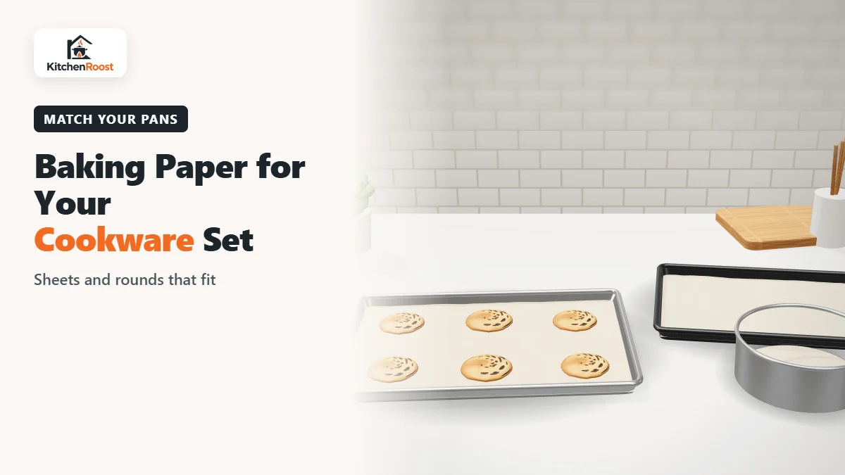 Best baking paper cookware set in an American kitchen