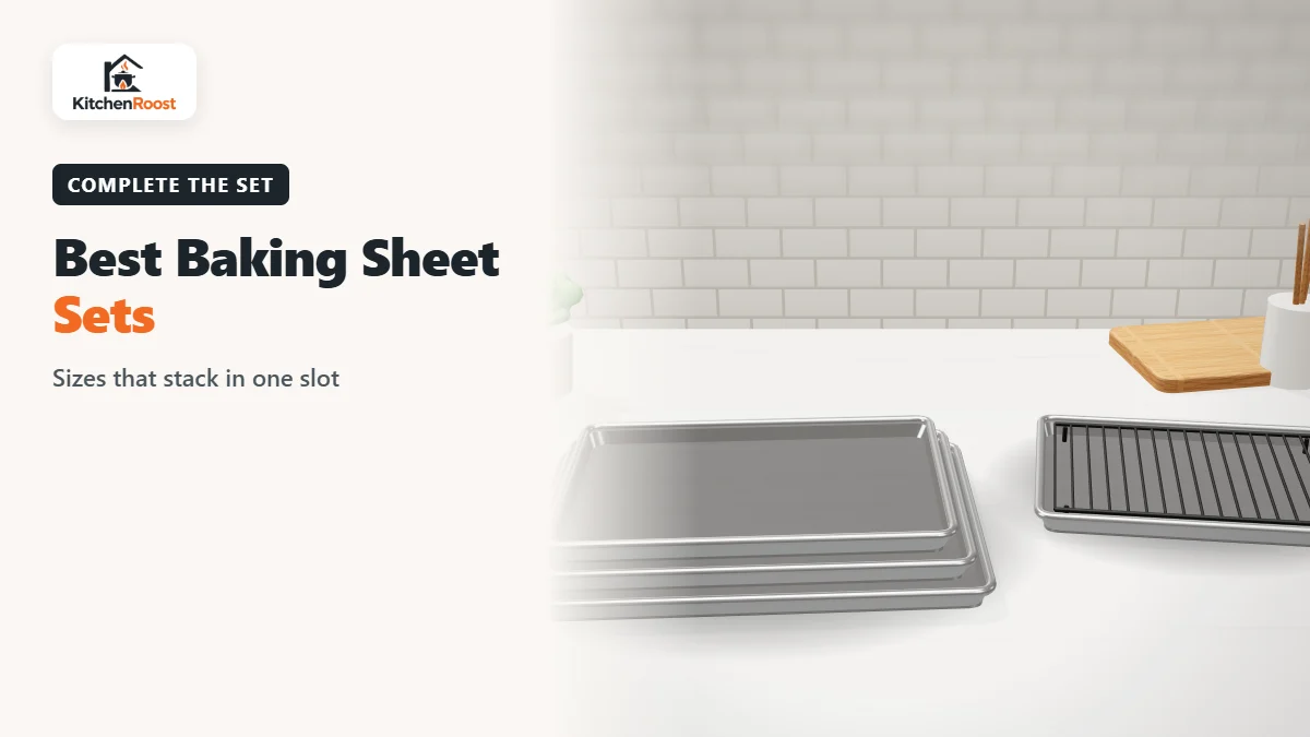 Best baking sheet cookware set in an American kitchen