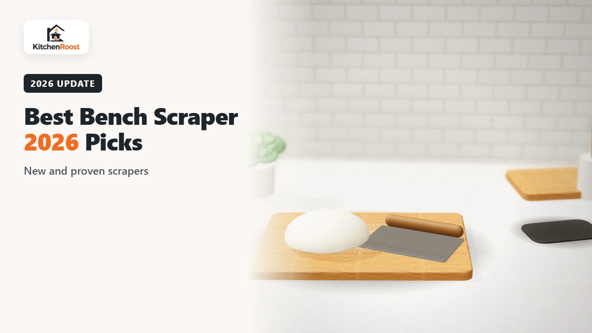 Best bench scraper 2026 in an American kitchen
