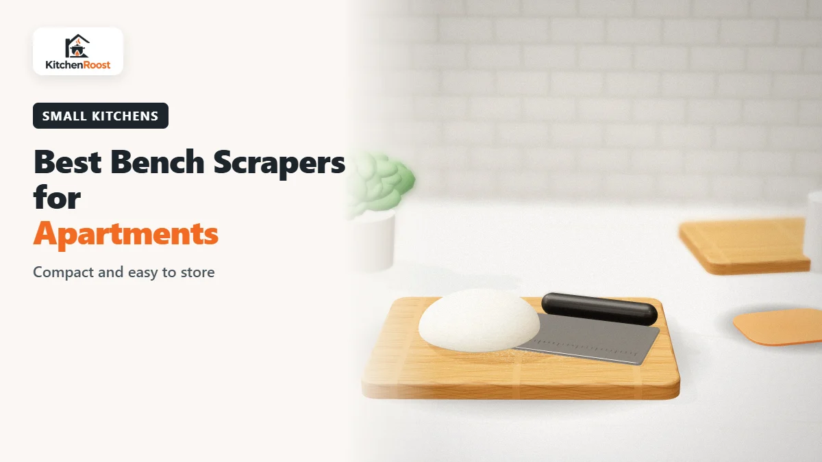 Best bench scraper for apartments in an American kitchen