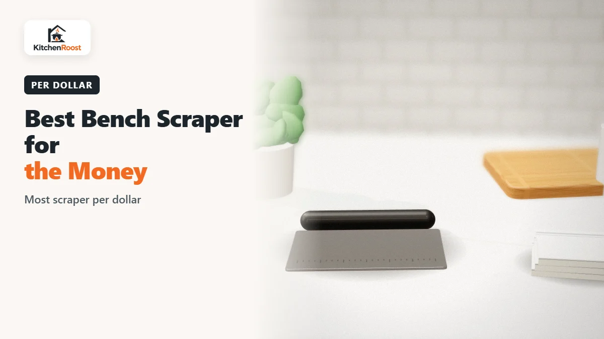 Best bench scraper for the money in an American kitchen