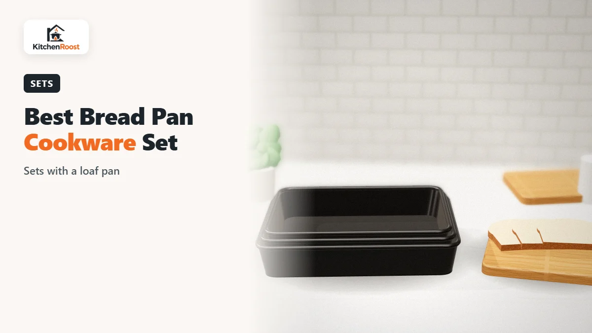 Best bread pan cookware set in an American kitchen