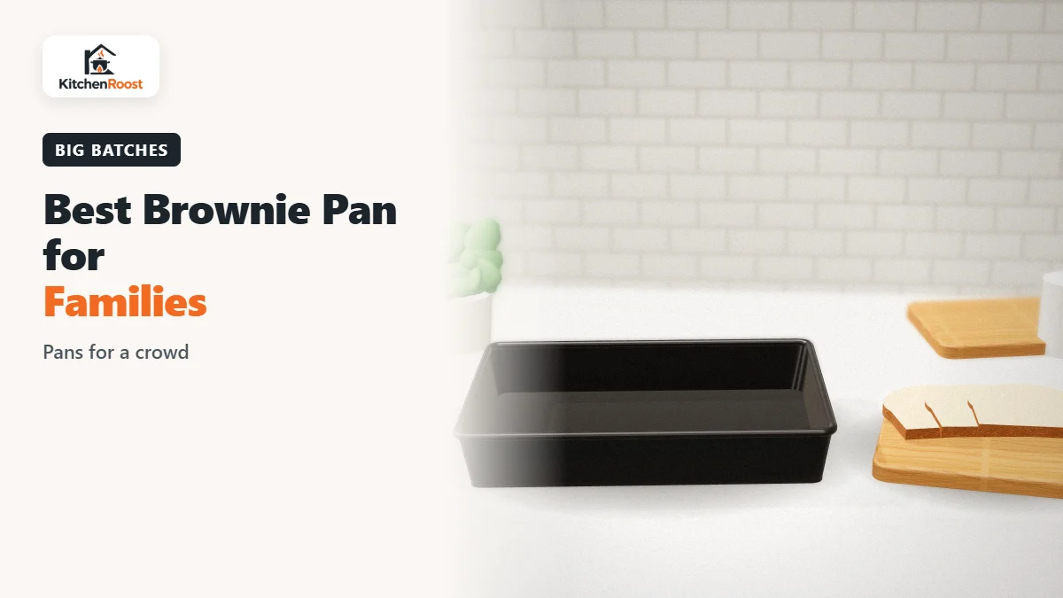 Best brownie pan for families in an American kitchen