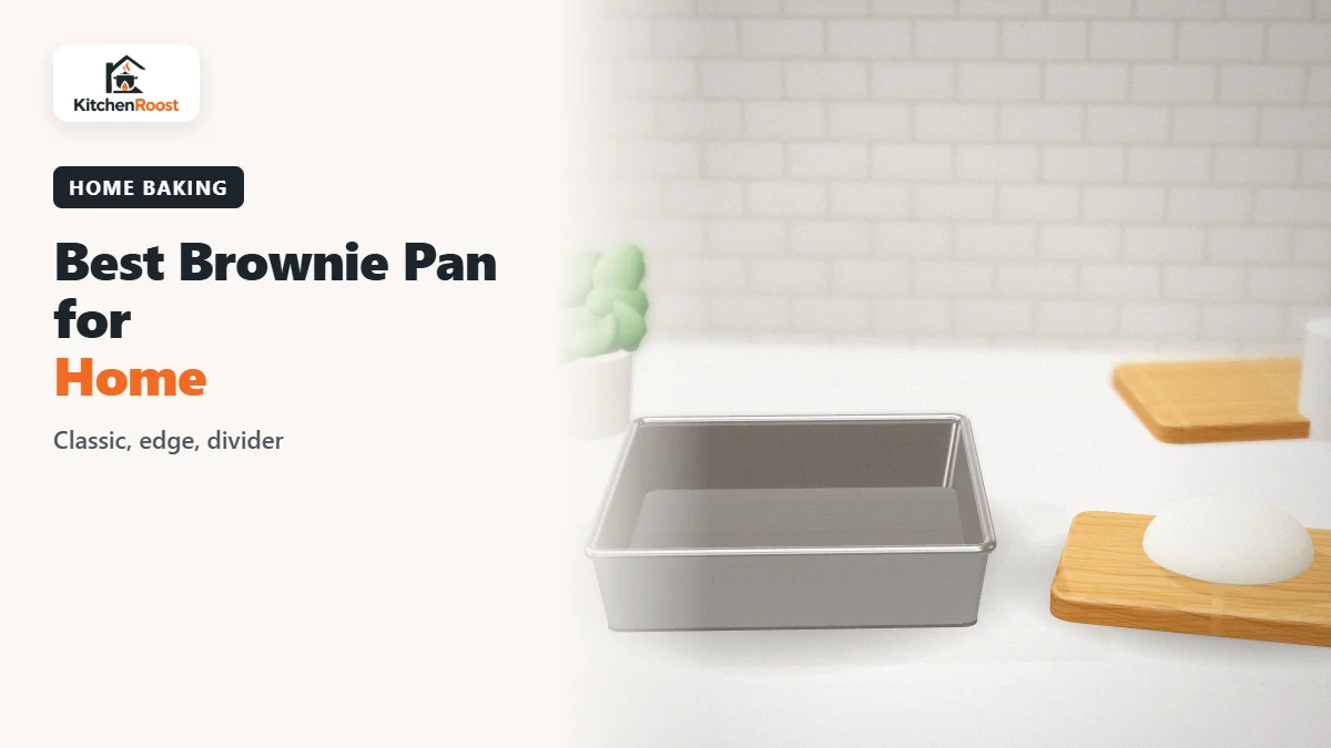 Best brownie pan for home in an American kitchen