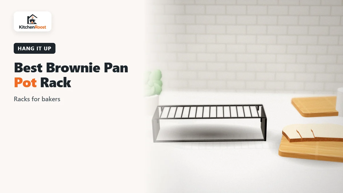 Best brownie pan pot rack in an American kitchen
