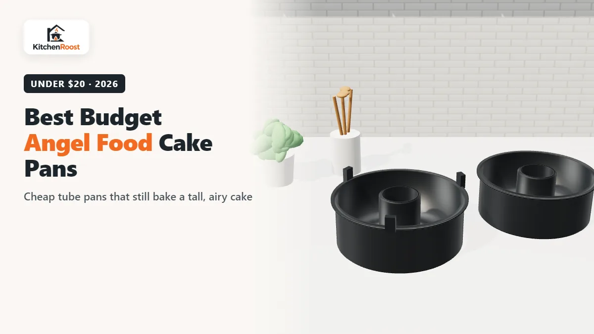 Budget nonstick angel food cake pans