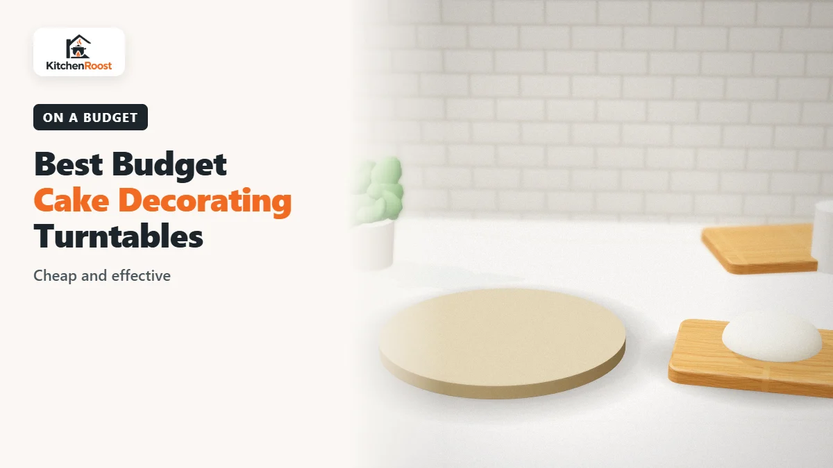 Best budget cake decorating turntable in an American kitchen