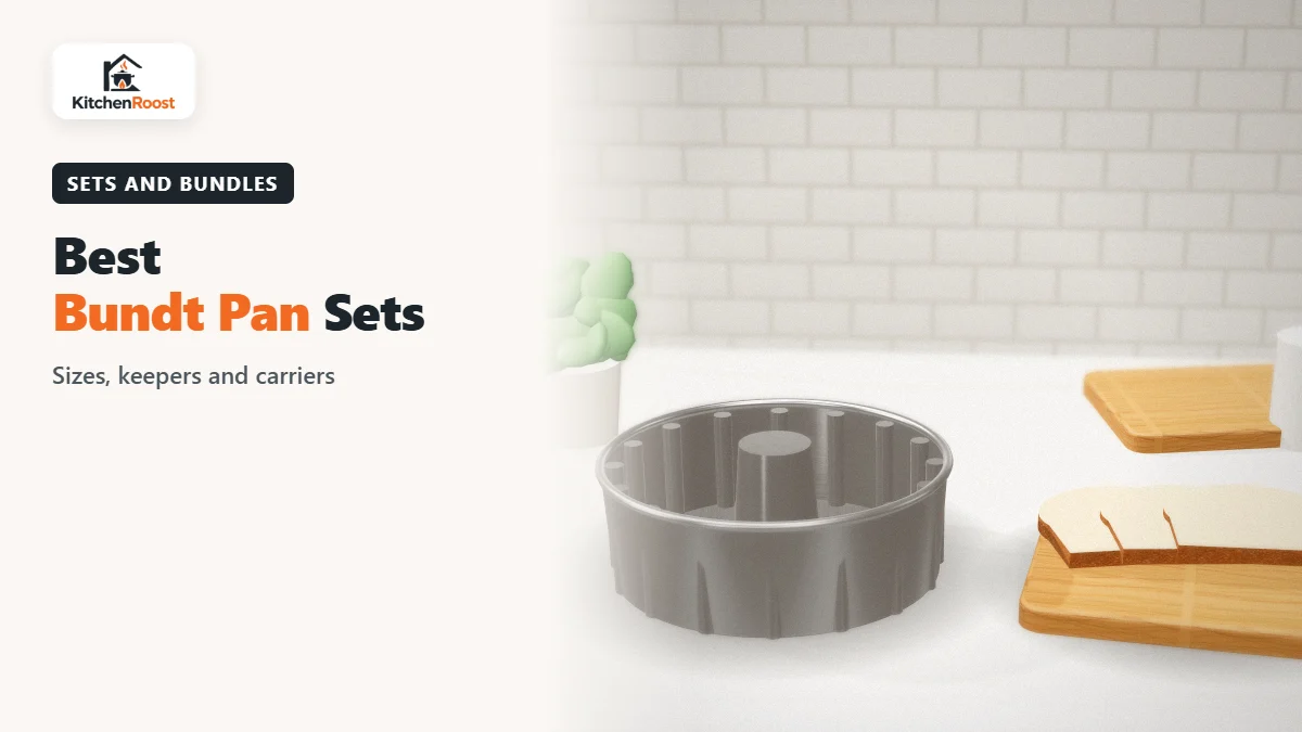 Best bundt pan cookware set in an American kitchen