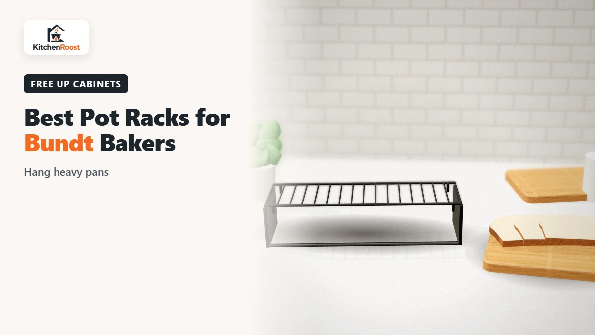 Best bundt pan pot rack in an American kitchen