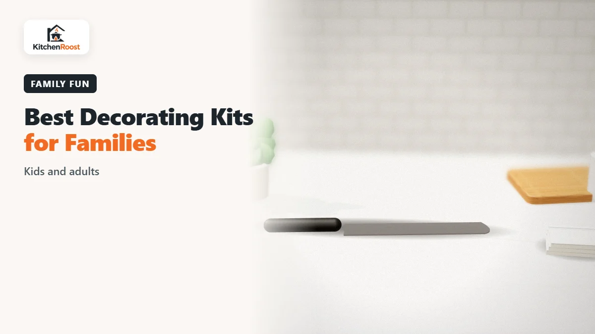 Best cake decorating kit for families in an American kitchen