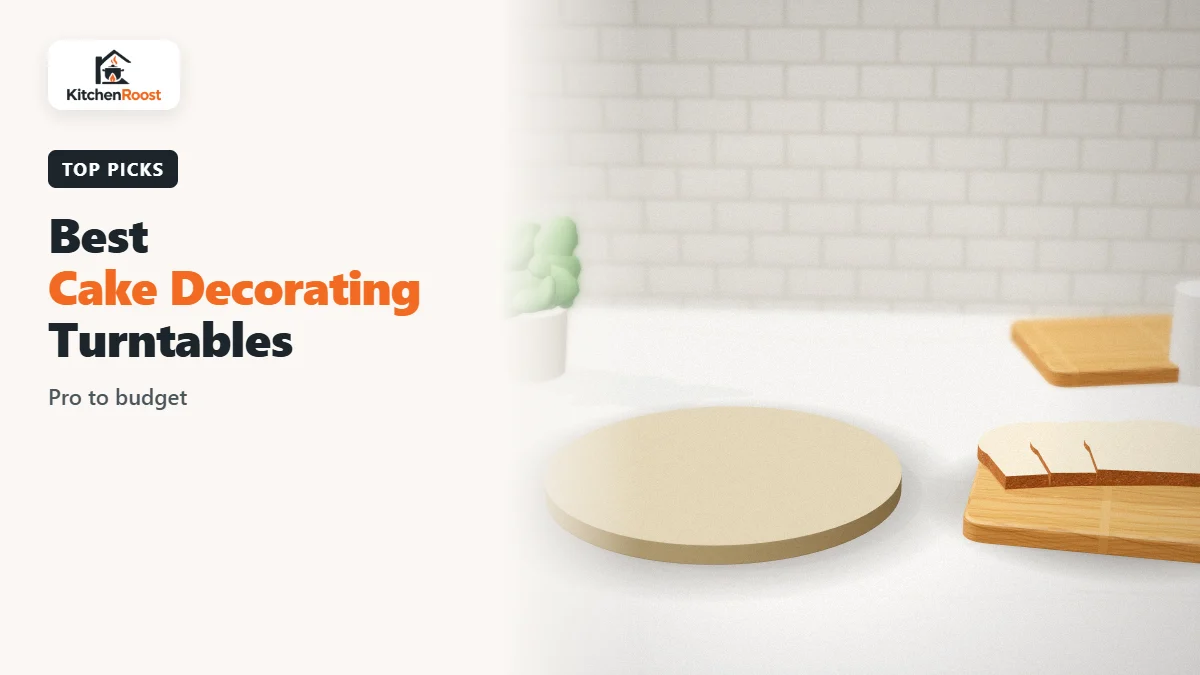 Best cake decorating turntable in an American kitchen