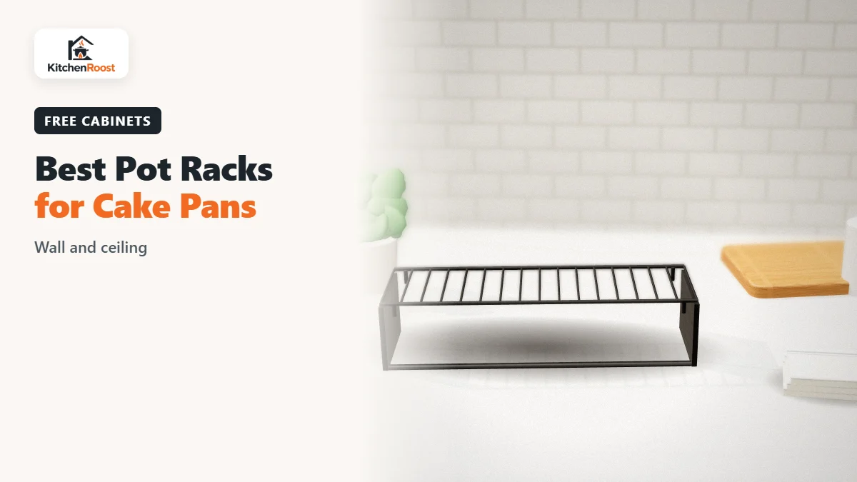 Best cake pan pot rack in an American kitchen