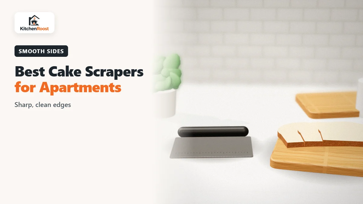 Best cake scraper for apartments in an American kitchen