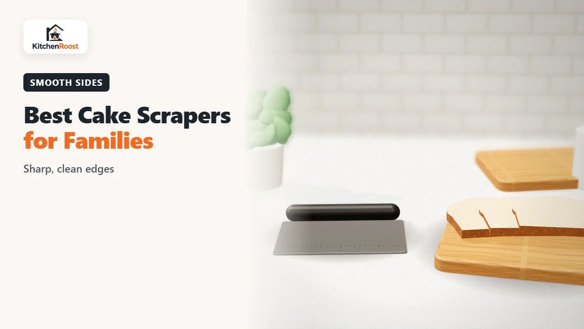 Best cake scraper for families in an American kitchen