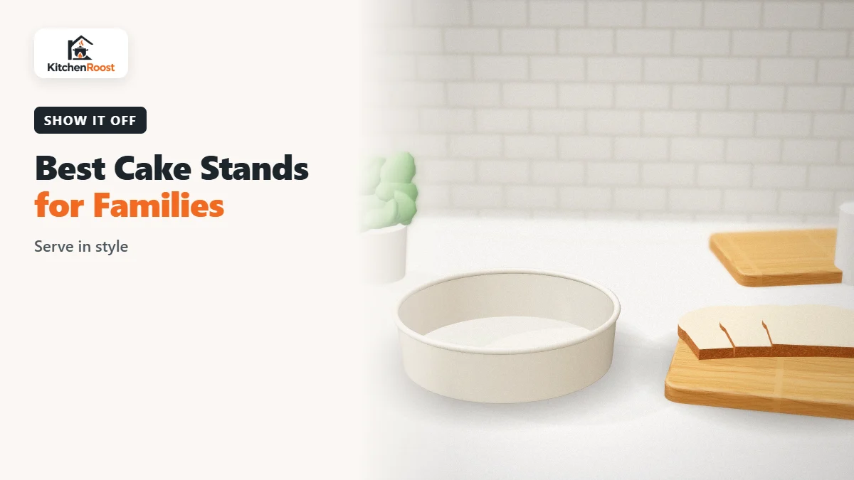 Best cake stand for families in an American kitchen