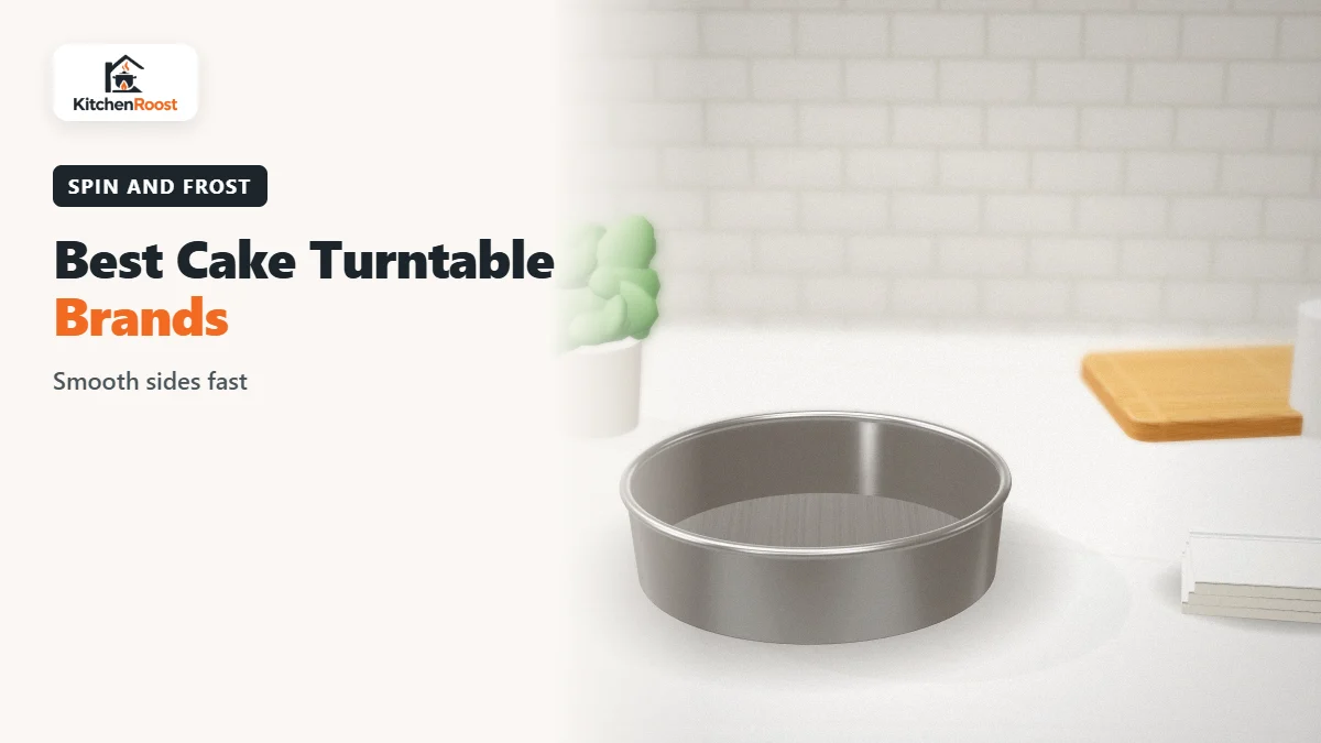 Best cake turntable brands in an American kitchen