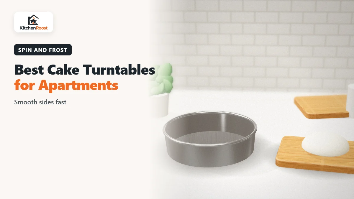 Best cake turntable for apartments in an American kitchen