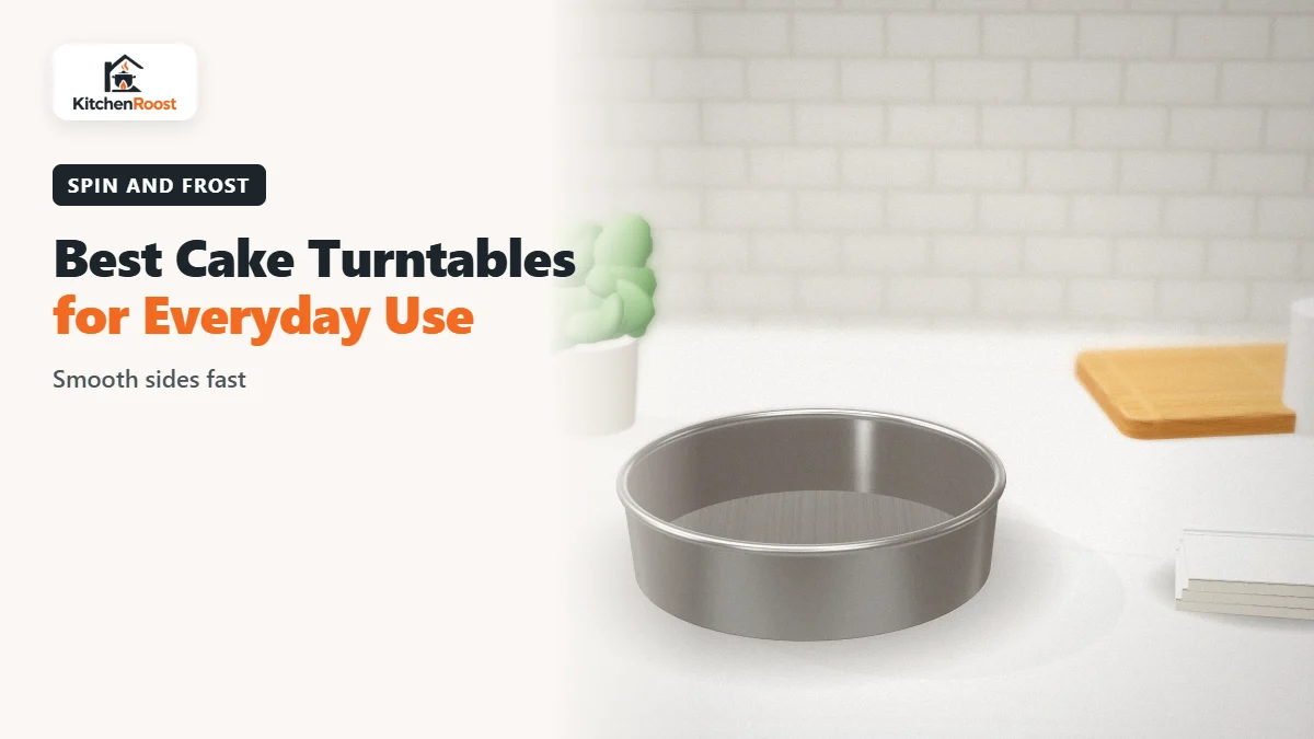 Best cake turntable for everyday use in an American kitchen