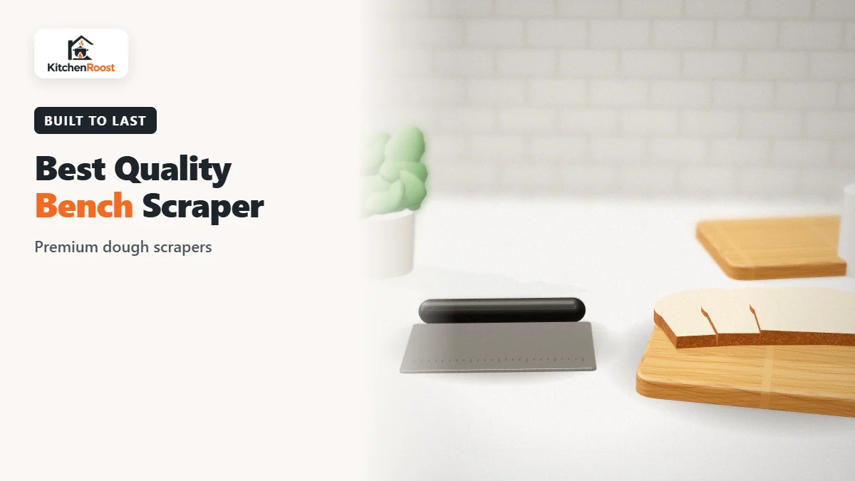 Best quality bench scraper in an American kitchen