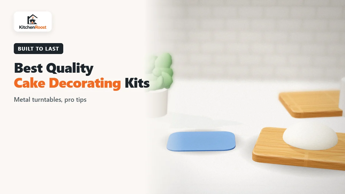 Best quality cake decorating kit in an American kitchen