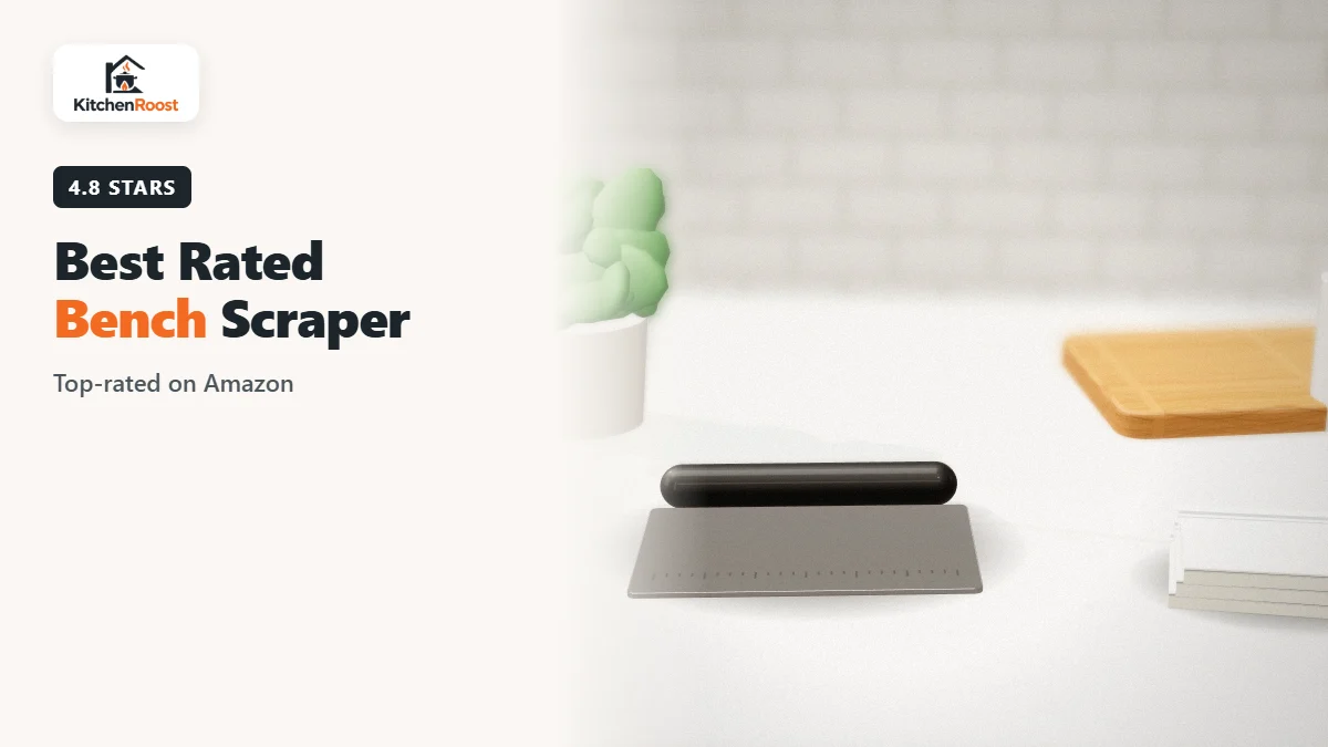 Best rated bench scraper in an American kitchen