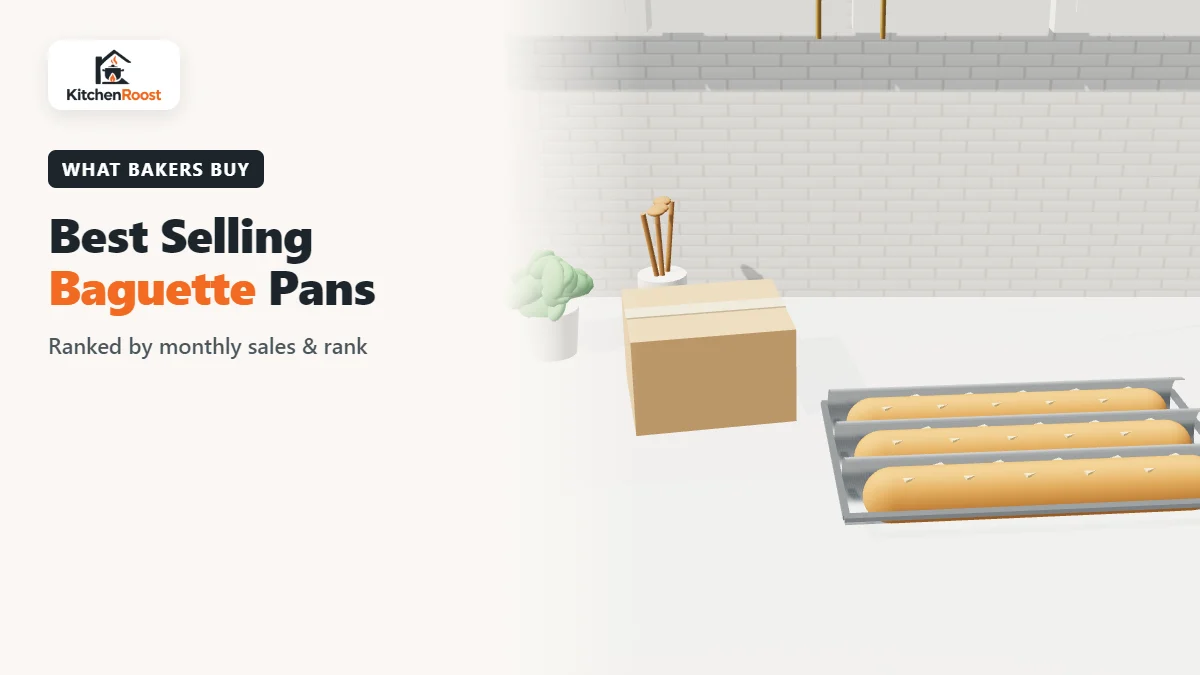 Best selling baguette pan in an American kitchen