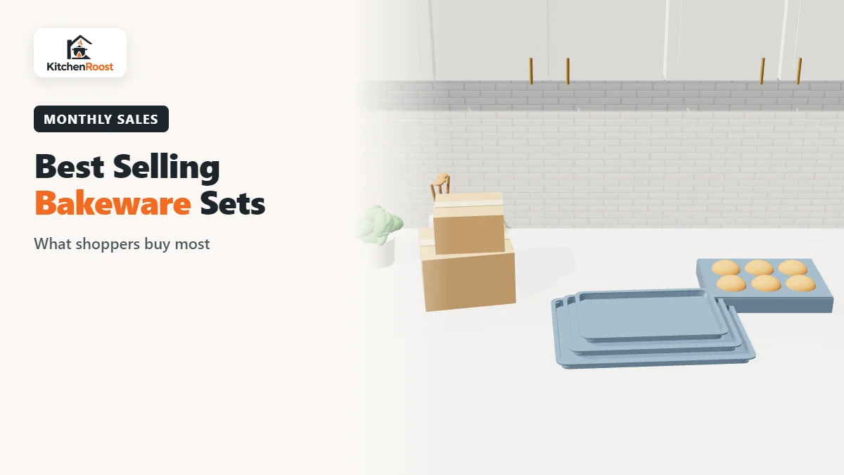 Best selling bakeware set in an American kitchen