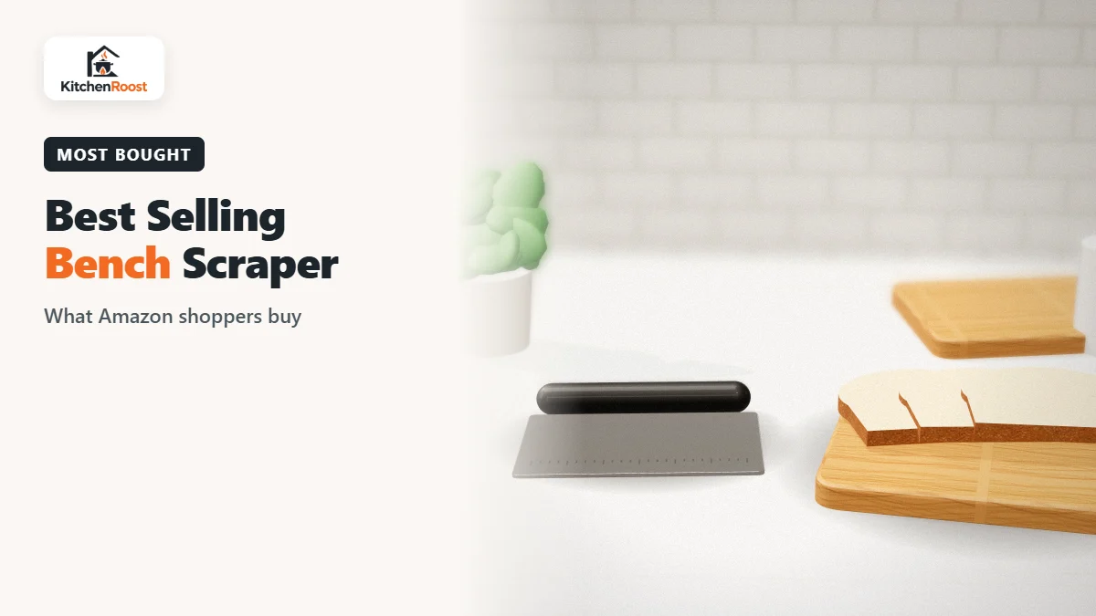 Best selling bench scraper in an American kitchen