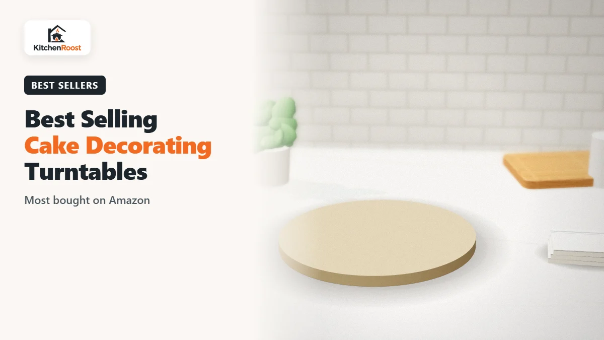 Best selling cake decorating turntable in an American kitchen