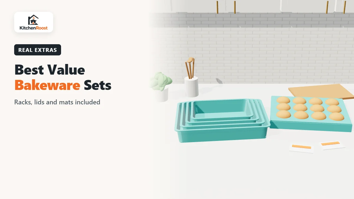 Best value bakeware set in an American kitchen