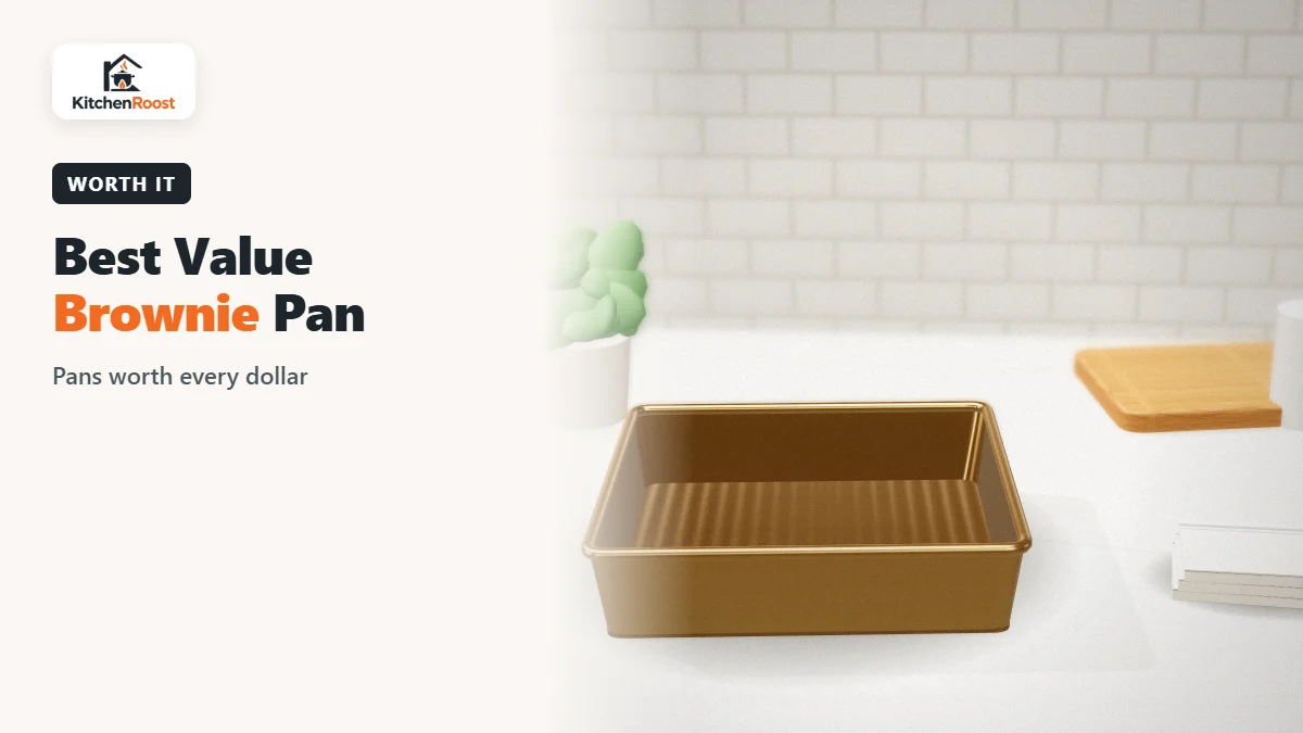 Best value brownie pan in an American kitchen