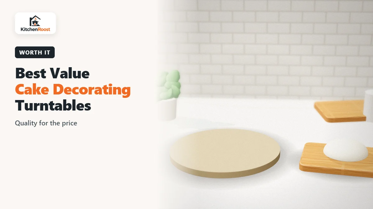Best value cake decorating turntable in an American kitchen