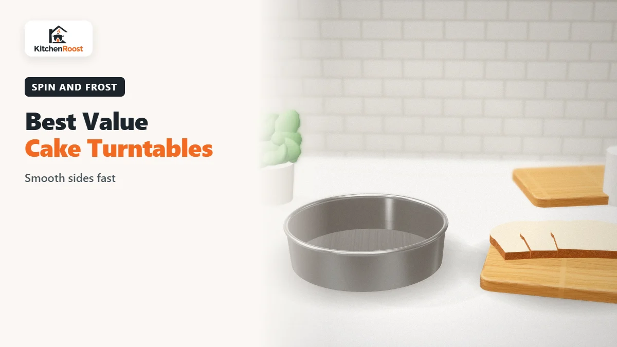 Best value cake turntable in an American kitchen