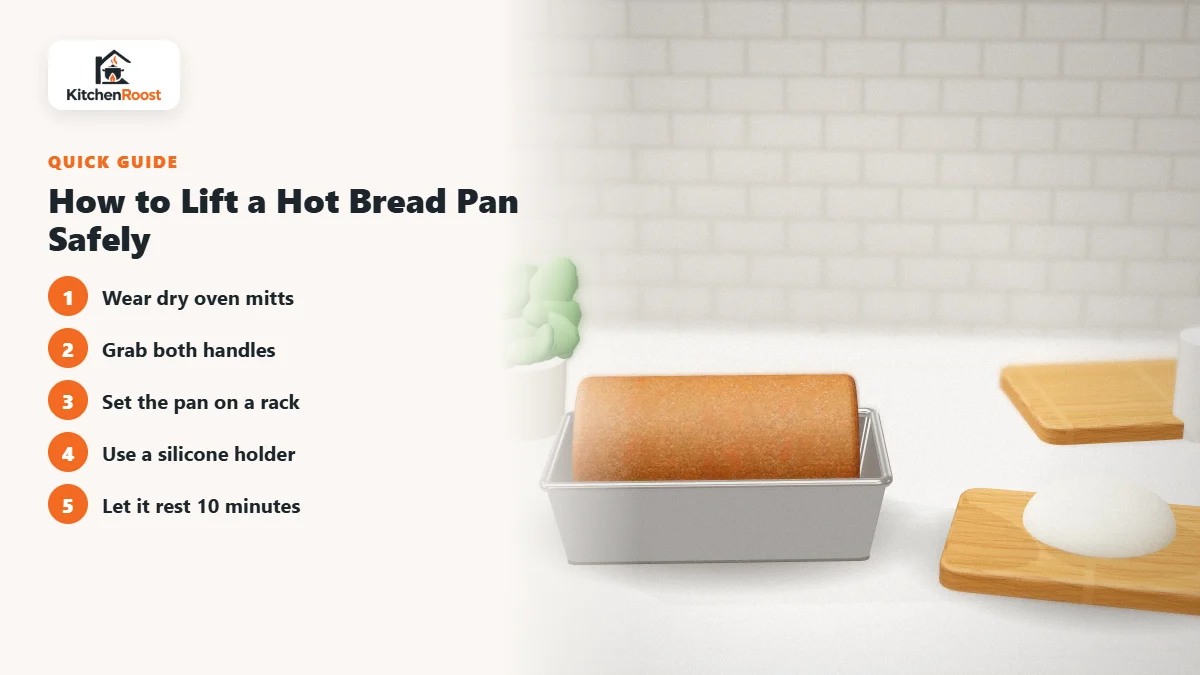 How to Lift a Hot Bread Pan Safely - best bread pan handle