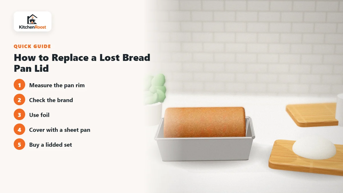 How to Replace a Lost Bread Pan Lid - best bread pan replacement lid