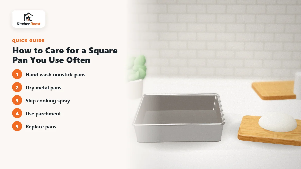 How to Care for a Square Pan You Use Often - best brownie pan for everyday use