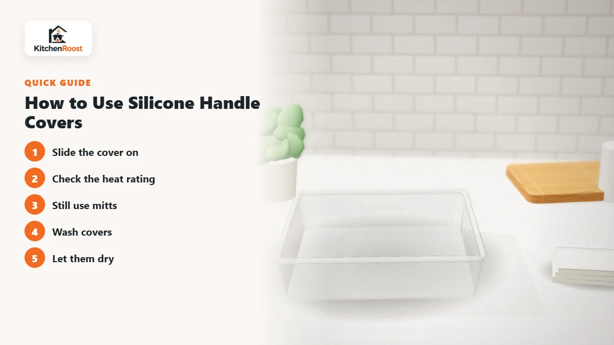 How to Use Silicone Handle Covers - best brownie pan silicone handle cover