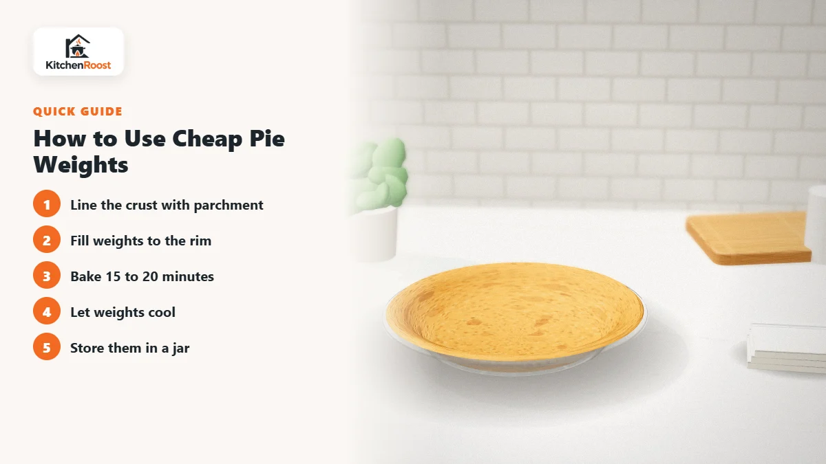 How to Use Cheap Pie Weights - best budget baking weights
