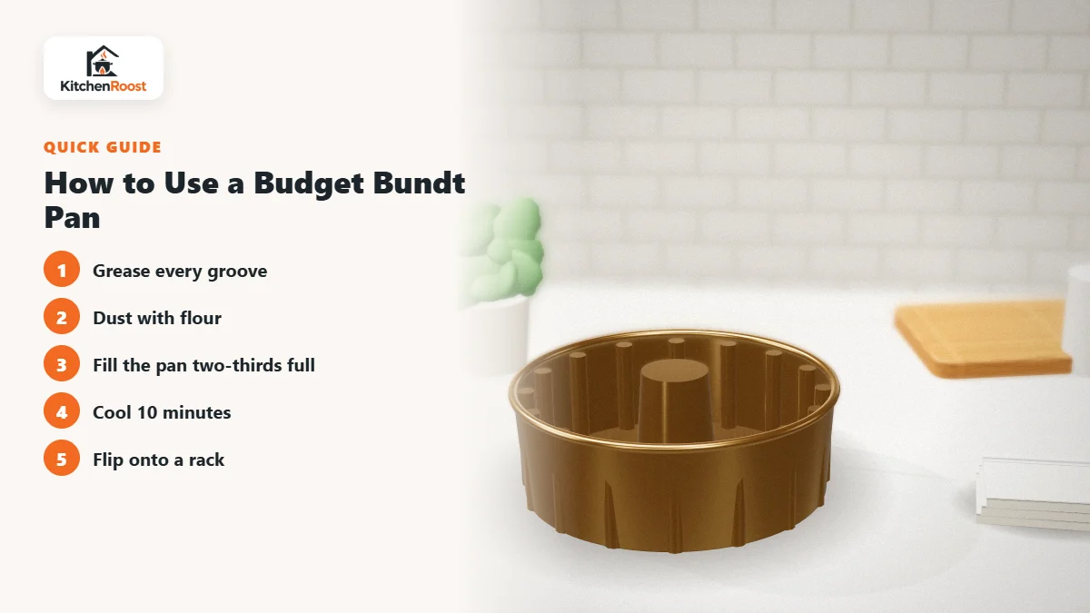 How to Use a Budget Bundt Pan - best budget bundt cake pan